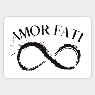 Amor Fati - Black Sticker